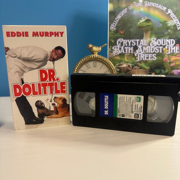 Dr. Dolittle 1998 VHS Eddie Murphy Comedy Classic Vintage Video Tape - Picture 3 of 3